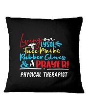 Physical Therapist Square Pillowcase tile