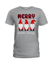 Radiation Therapist Christmas Ladies T-Shirt tile