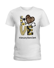 Grocery Store clerk Ladies T-Shirt tile