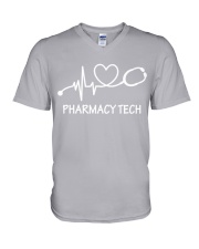 Pharmacy Tech V-Neck T-Shirt tile