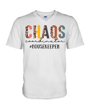 Housekeeper V-Neck T-Shirt tile