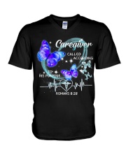 Caregiver V-Neck T-Shirt tile