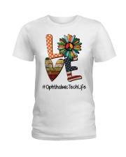 Ophthalmic tech life Ladies T-Shirt tile
