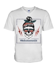 Medical Assistant - MA V-Neck T-Shirt tile