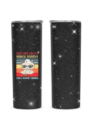 Medical Assistant - MA Glitter Tumbler tile
