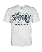 Caregiver V-Neck T-Shirt tile