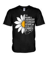 Laboratory Technician Lab Tech V-Neck T-Shirt tile