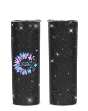 Orthodontist Glitter Tumbler tile