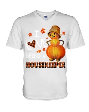 Housekeeper V-Neck T-Shirt tile