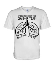 Emergency Room Tech V-Neck T-Shirt tile