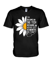 EKG Tech V-Neck T-Shirt tile