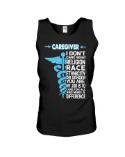 Caregiver Unisex Tank tile