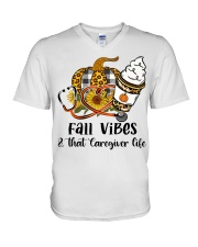 Caregiver V-Neck T-Shirt tile