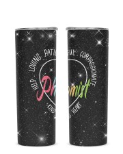 Phlebotomist Glitter Tumbler tile