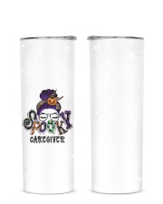 Caregiver Glitter Tumbler tile