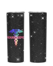 Housekeeper Glitter Tumbler tile