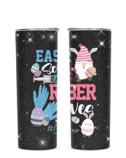 Caregiver Glitter Tumbler tile