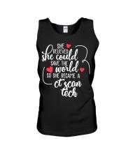CT Scan Tech Unisex Tank tile