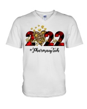 Pharmacy Tech V-Neck T-Shirt tile