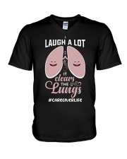 Caregiver V-Neck T-Shirt tile