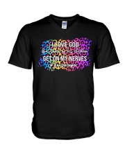 Housekeeper V-Neck T-Shirt tile