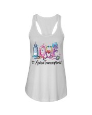Medical Transcriptionist Ladies Flowy Tank tile