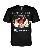 Caregiver V-Neck T-Shirt tile