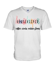 Housekeeper V-Neck T-Shirt tile