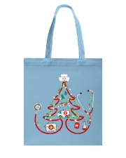Christmas tree stethoscope Tote Bag tile