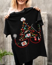 Christmas tree stethoscope Classic T-Shirt apparel-classic-tshirt-lifestyle-front-117