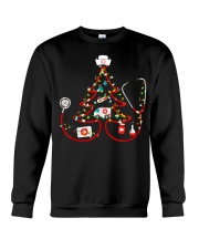 Christmas tree stethoscope Crewneck Sweatshirt tile