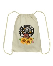 Afro Girl Drawstring Bag tile