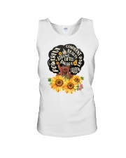 Afro Girl Unisex Tank tile