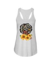 Afro Girl Ladies Flowy Tank tile