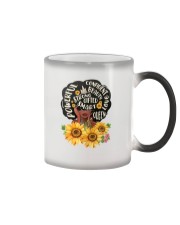 Afro Girl Color Changing Mug tile