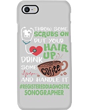 Registered Diagnostic Sonographer Phone Case tile