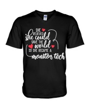 Monitor Tech V-Neck T-Shirt tile