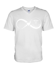 Caregiver V-Neck T-Shirt tile