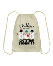 Dietitian Christmas Drawstring Bag tile