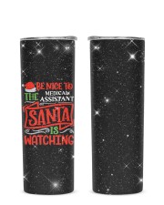 Medical Assistant - MA Glitter Tumbler tile