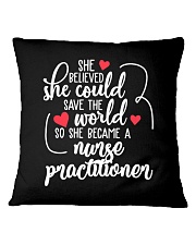 Nurse Practitioner Square Pillowcase tile