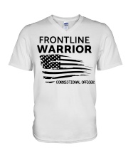 Correctional Officer V-Neck T-Shirt tile