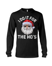 I do it for the ho's santa nurse Long Sleeve Tee tile
