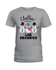 Lab Christmas Ladies T-Shirt tile