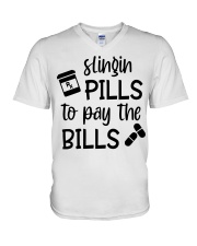 Slingin Pills V-Neck T-Shirt tile