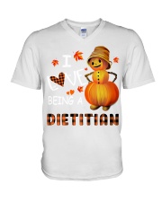 Dietitian V-Neck T-Shirt tile