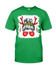 Messy Bun Christmas Classic T-Shirt front