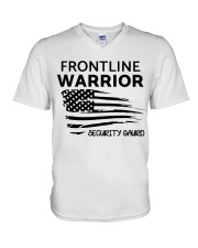 SECURITY GAURD V-Neck T-Shirt tile