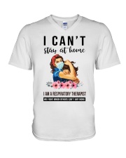 Respiratory Therapist - RT V-Neck T-Shirt tile