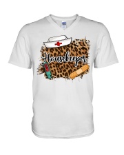 Housekeeper V-Neck T-Shirt tile